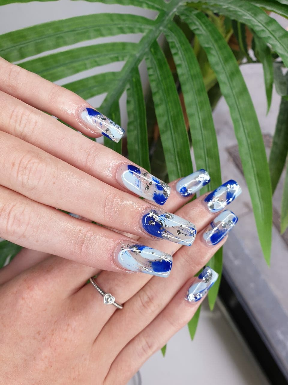 Nail art close-up
