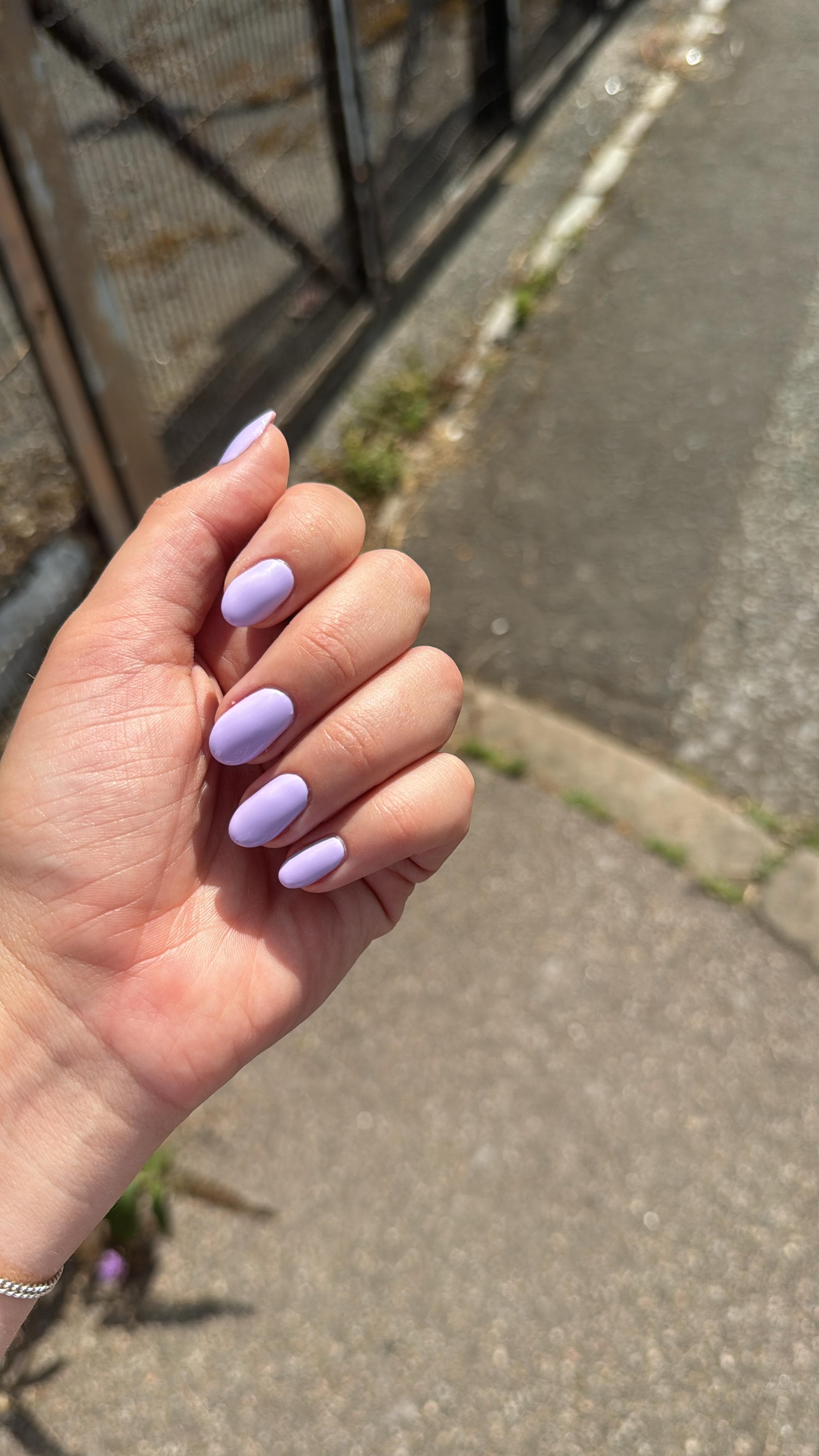 Nail art close-up